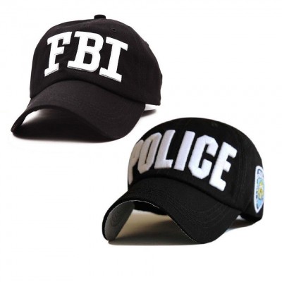 POLICE FBI Embroidered Baseball Caps Cotton Snapback Hats for   Bone Cap  eb-22219597